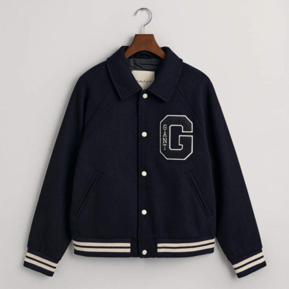 Gant Apparel Mens Gant Wool Varsity Jacket